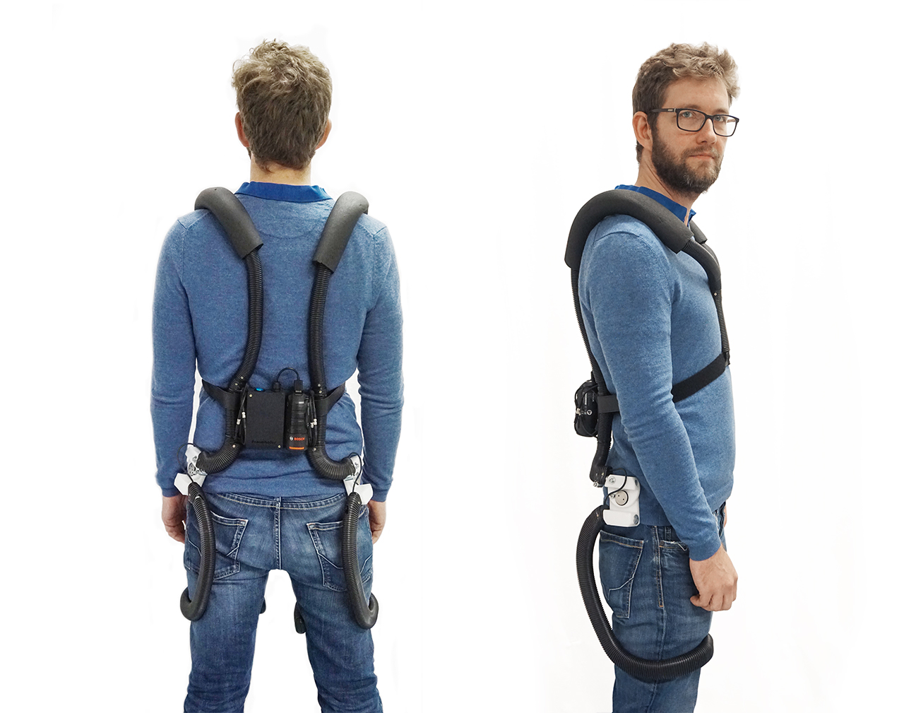 ErgoJack-Technologieintegration in Exoskelette