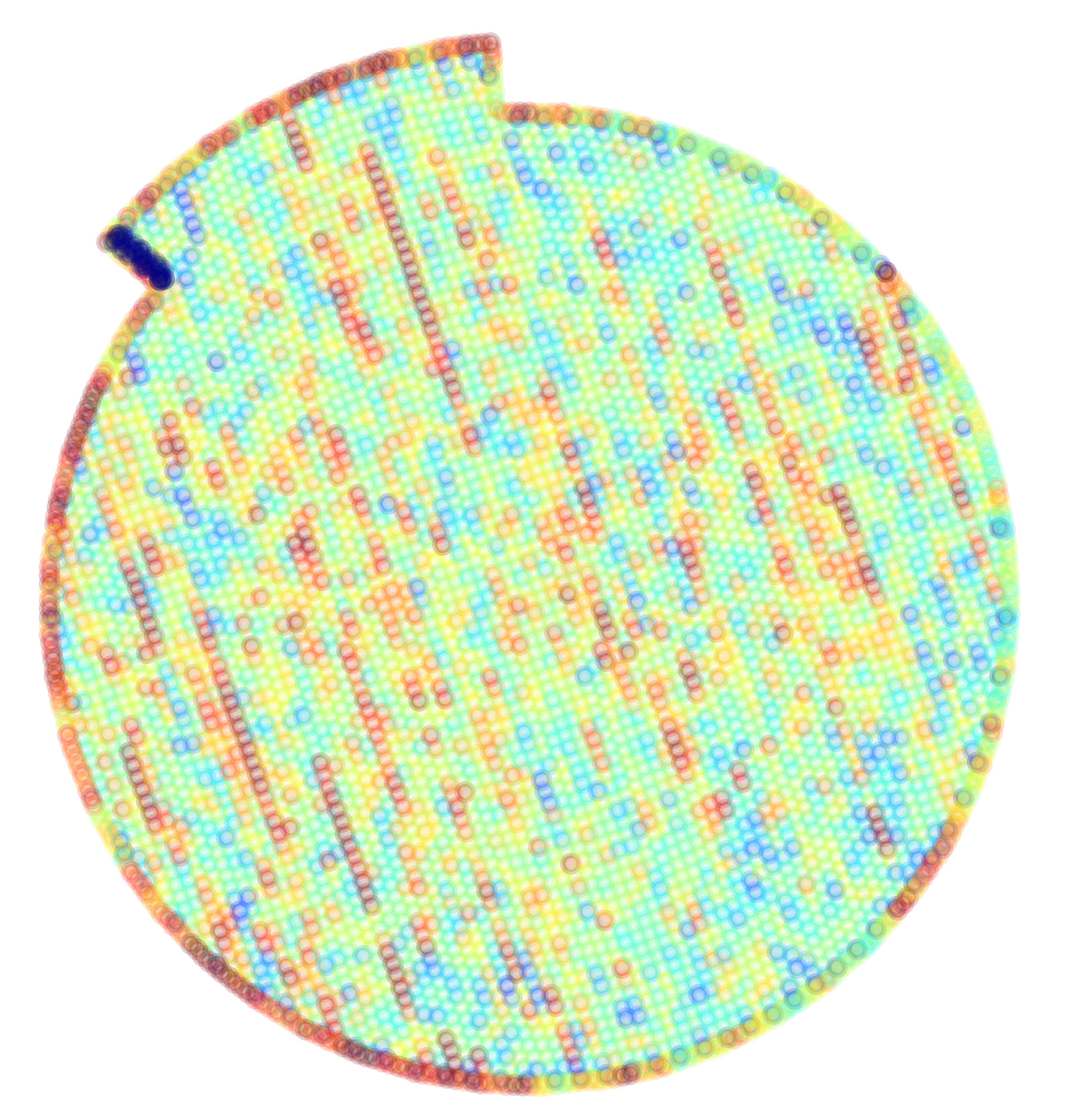 PBF-LB/M process signatures of the corresponding layer